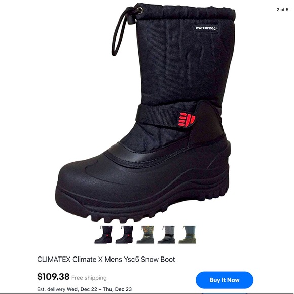 LANDMARK Other - CLIMATE Climate Man's Ysc5 Snow Boot. Size 8.5 is almost new—no original box.